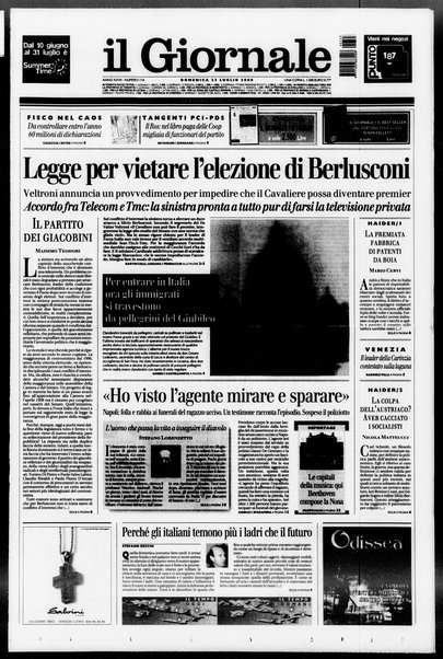 Il giornale : quotidiano del mattino